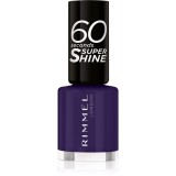 Rimmel 60 Seconds Super Shine lac de unghii culoare 720 Sea In The Dark 8 ml