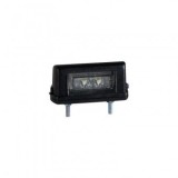 Lampa LED Numar Auto, 12-30V, 2 LED, 83x40mm, Omologare E20, Durata 50000h, -40+100&deg;C