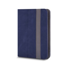 Husa Piele GreenGo Fantasia pentru Tableta 7 inci - 8 inci, dimensiuni interioare 210 x 140 mm, Bleumarin