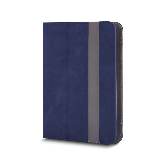 Husa Piele GreenGo Fantasia pentru Tableta 7 inci - 8 inci, dimensiuni interioare 210 x 140 mm, Bleumarin