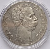 Italia, 5 Lire 1879, Argint.