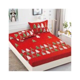 Cumpara ieftin Husa de pat Craciun+ 2 fete de Perna din Finet - JOJ598