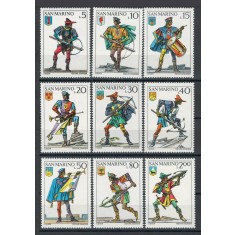 San Marino 1973 Mi 1046/54 - Uniforme militare