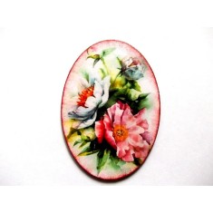 Magnet cu nuferi pe apa, magnet oval frigider 41266