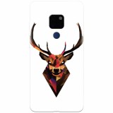 Husa silicon pentru Huawei Mate 20, Geometric Tibetan Antelope