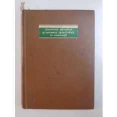 CONDUCERE STIINTIFICA SI CERCETARE OPERATIONALA IN CONSTRUCTII de O BARSAN , D ANASTASIU , I GEORGESCU , 1968