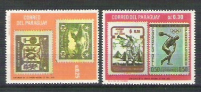 Paraguay Sport, stamps in stamps, MNH A.90 foto