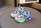 Adidasi multicolori cu luminite pentru baietei (Marime Disponibila: Marimea 24)