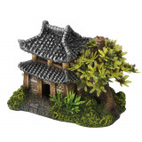 Decor Casa Asiatica cu Plante, 14 x 9 x 10 cm, 234/411254