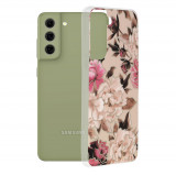 Cumpara ieftin Husa pentru Samsung Galaxy S21 FE 5G, Techsuit Marble Series, Mary Berry Nude