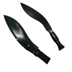 Maceta vanatoare DEPOX&reg;, British Blade, otel inoxidabil, neagra, 33 cm