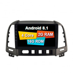 NAVIGATIE HYUNDAI Santa Fe (2006-2012), ANDROID 8.1, QUADCORE 2GB RAM, 7 INCH foto