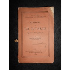 GASTON CREHANGE - HISTOIRE DE LA RUSSIE (1882, necesita relegare)