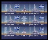 ROMGAZ - 100 de ani, minicoală de 6 timbre și 3 viniete, 2009, LP 1831a, MNH