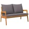 Set bistro 4 buc. Maro Lemn Solid de Acacia - 7