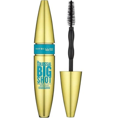 Mascara pentru volum, Maybelline, The Colossal Big Shot, Waterproof, Negru, 9.5 ml foto