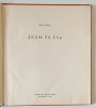 ADAM ES EVA - JEAN EFFEL , ALBUM DE DESENE CU TEXT IN LIMBA MAGHIARA , 1966
