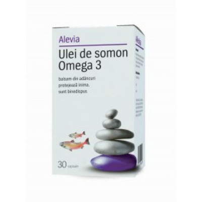 Ulei de Somon Omega 3 Alevia 30cps foto