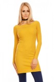 N578-991 Rochie scurta tricotata cu decolteu bardot, S/M