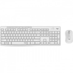 Kit tastatura si mouse Logitech MK295 Silent US White foto