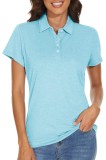Camasi polo de golf pentru femei, m&acirc;necă scurtă, uscare rapidă, camasi polo de tenis, absorbție a umezelii, camasi polo sportive pentru vară