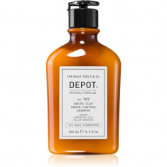 Depot No. 107 White Clay Sebum Control Shampoo sampon pentru curatare pentru par si scalp gras 250 ml