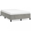 VidaXL Cadru de de pat fără saltea Gri deschis 120x190 cm catifea 3269651