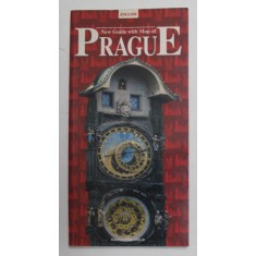 NEW GUIDE WITH MAP OF PRAGUE , ANII &#039; 2000 , LIPSA HARTA *