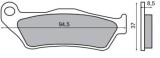 Placute frana Yamaha Versity 300 &#039;03-&#039;06 Cod Produs: MX_NEW 225100570RM