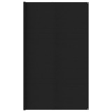 Gossi covor de cort, negru, 400x400 cm, hdpe