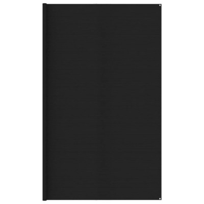Gossi covor de cort, negru, 400x400 cm, hdpe foto