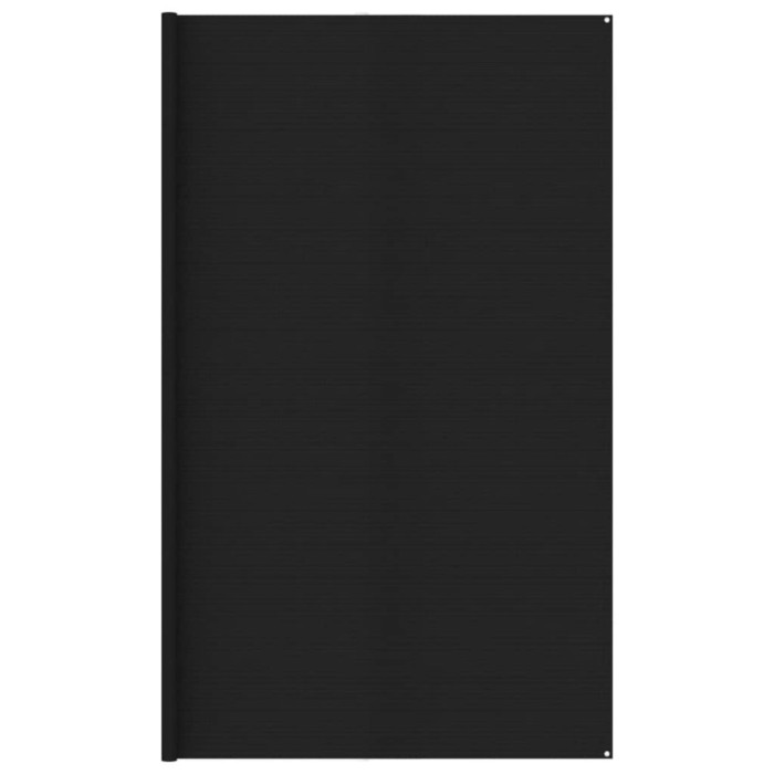 Gossi covor de cort, negru, 400x400 cm, hdpe