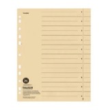 Cumpara ieftin Separatoare Falken, A4, chamois, din carton, 230 gmp, 100 buc/set