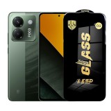 Folie de Protectie pentru Xiaomi Poco M7 Pro, TEO, Sticla Securizata ESD, Margini Negre, Rezistenta la Zgirieturi, Antistatica, 0.35 mm, Transparenta