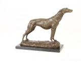 Ogar - statueta din bronz pe un soclu marmura VG-10, Animale