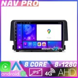 Navigatie Honda Civic 2016 2020 EDOTEC-LITE Android Ecran 720P Octa Core 8 128 Carplay CarStore Technology