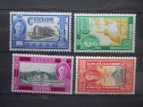 CEYLON SERIE GEORGE VI MH