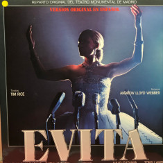 Vinil 2xLP Andrew Lloyd WebbeR ... – Evita (Version Original En Español) (EX)