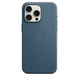 Cumpara ieftin Husa de protectie Apple FineWoven with MagSafe pentru iPhone 15 Pro Max, Pacific Blue