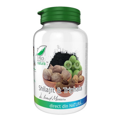 Shilajit cu Triphala 40 capsule Medica foto