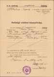 HST A1220 Certificat de moralitate 1941 Oradea