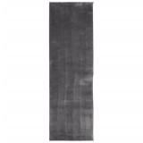 Cumpara ieftin Covor HUARTE, fir scurt, moale si lavabil, antracit, 80x250 cm