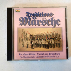 Traditions-Märsche. CD muzica fanfara Germania, marsuri militare