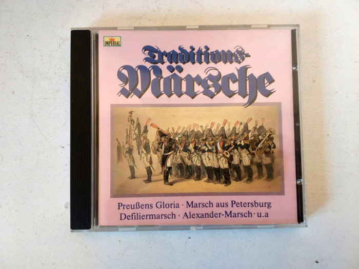 Traditions-M&auml;rsche. CD muzica fanfara Germania, marsuri militare