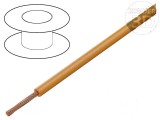 Cablu FLRY-A 1x0,75mm2 litat Cu PVC portocalie 60V Clasa 5