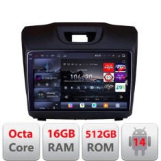 Navigatie Isuzu D-Max 2015+ Edotec Kit-2234 8 core QLED 2K 16+512 360 Android Waze USB Navigatie Internet Youtube Radio v1 CarStore Technology