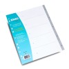 Separatoare numerice pentru documente A4, cu perforatii, plasticate, Exxo - Numere 1-10