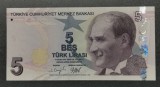 Turcia 5 Lire 2009 UNC
