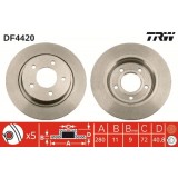 Disc frana spate TRW DF4420