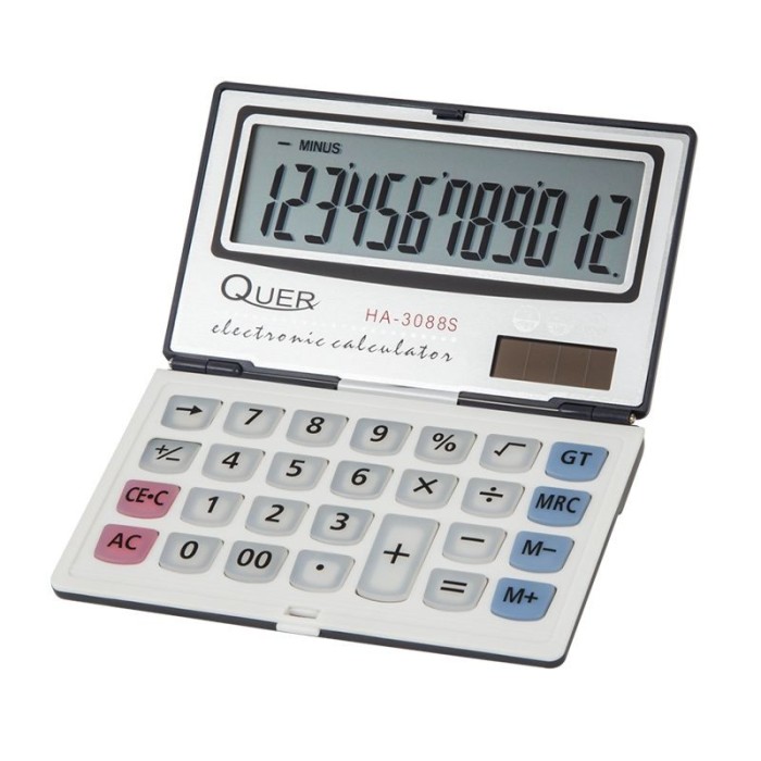 Calculator de buzunar HA-3088S2 Quer, ecran LCD, 12 cifre Calculator de buzunar HA-3088S2 Quer, ecran LCD, 12 cifre